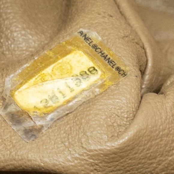 CHANEL CC Caviar Beige Wild Stitch Tote Bag Palladium Chain Purse HOST PICK 💖5 - Picture 10 of 16